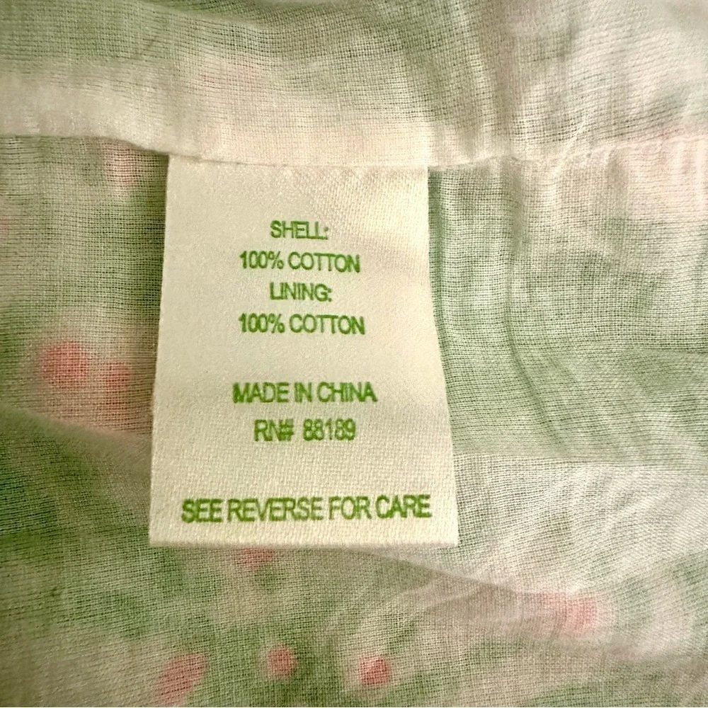 Lilly Pulitzer Beach Bash Corrie Green and White Mini Skirt Size 2